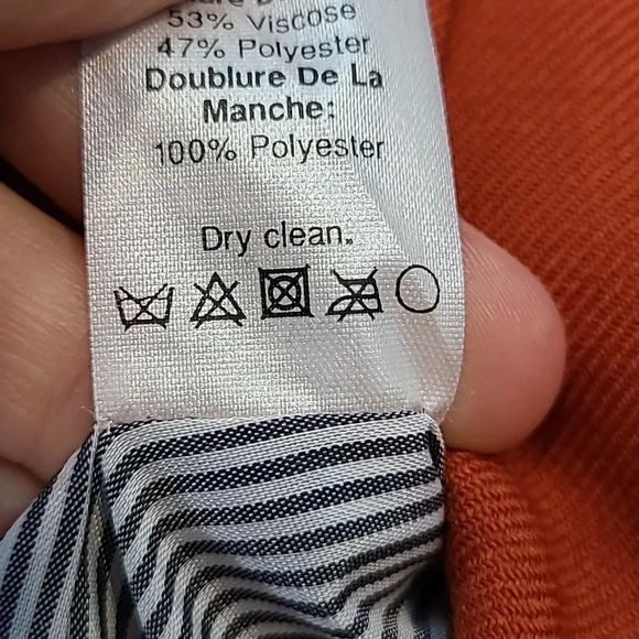 J. Crew Schoolboy Blazer in Burnt Orange Size 8 Comfy Luxury Preppy Academia - Picture 7 of 10